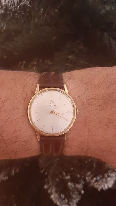 Certina ceas aur masiv 14kt mecanic