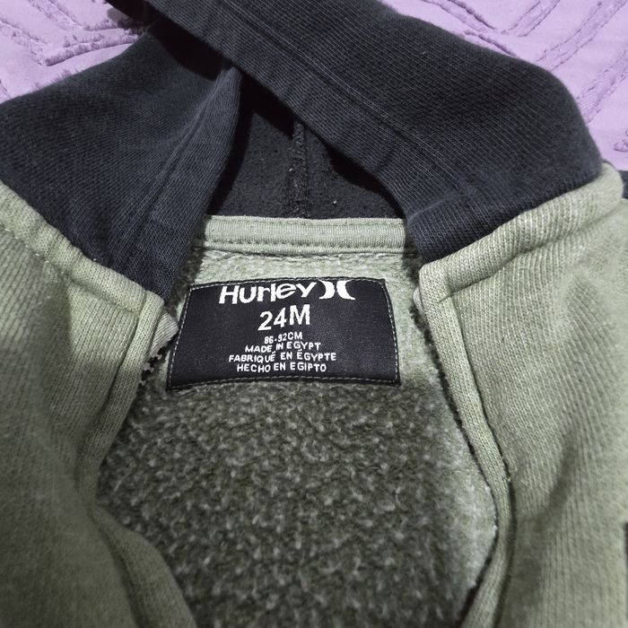 Детски екип Hurley – зелено/черно 86-92 см