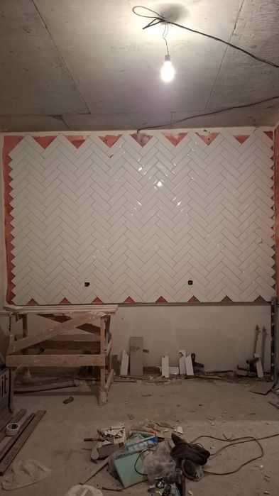 Установка кафеля