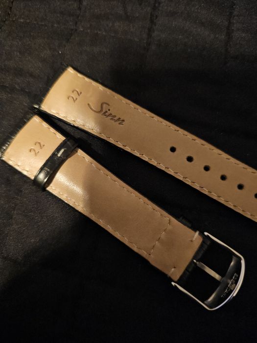 Curea Sinn din piele pentru ceasuri cu 22mm la anse