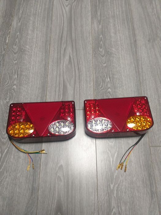 Set 2 stopuri LED lampi spate camion remorca Tir camioneta platforma