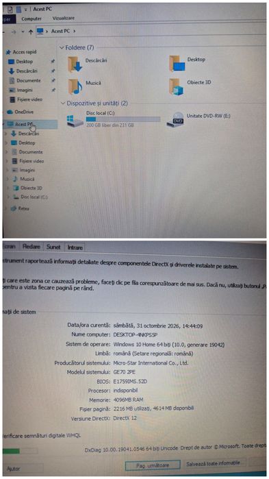 Laptopul MSI GE70 i7