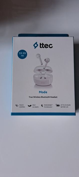 Слушалки ttec , чисто нови неразпечатани. С гаранция от А 1