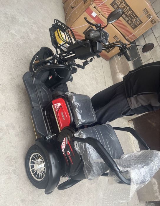 Электротрицикл электромото электровелосипед