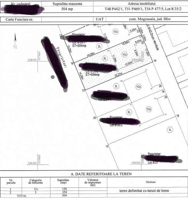 Teren intravilan 500 m2 - Mogosoaia