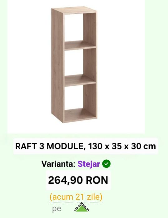 Raft/etajera/biblioteca