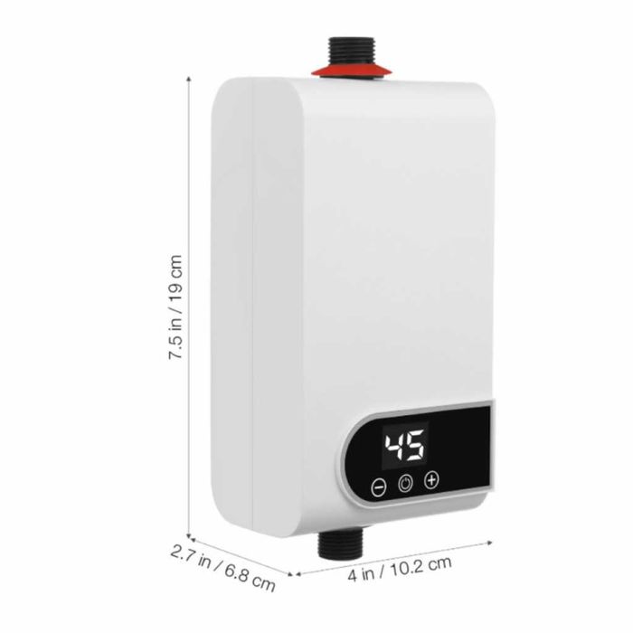 Проточен бойлер 3500W с дигитален дисплей – Моментална топла вода