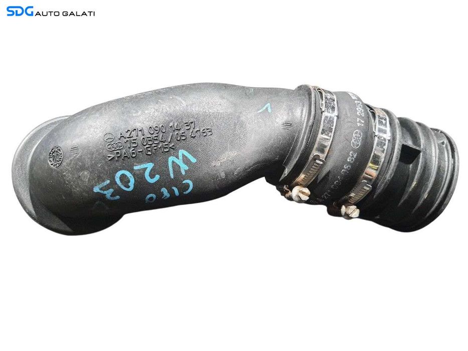 Furtun Tub Tubulatura Admisie Aer Mercedes Clasa C Class W203 2.2 CDI 2000 - 2007 Cod A2710940682 A2710901437 [N3440]