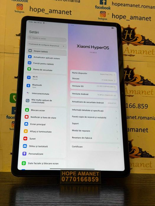 Hope Amanet P10/REDMI PAD 2 PRO 256 GB