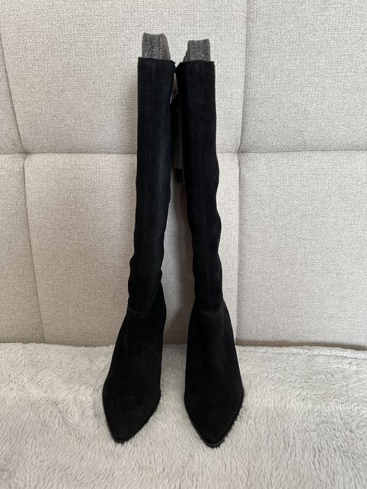 Cizme piele intoarsa H&M noi cu eticheta marime 36