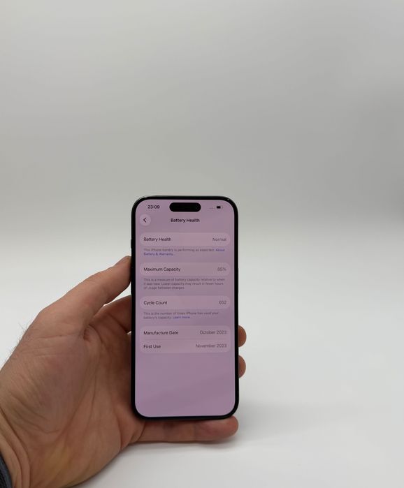 iPhone 15 Pro 256 Gb Blue Titanium | Перфектен технически