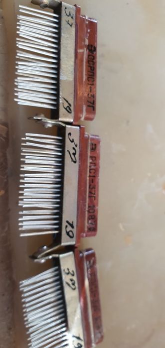 Разъёмы МР1-50-2-В; МР1-50-6-В; РПС1-37Г; РПС1-37Ш  Au