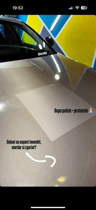 Cosmetizare auto polish tratamente hidrofobe