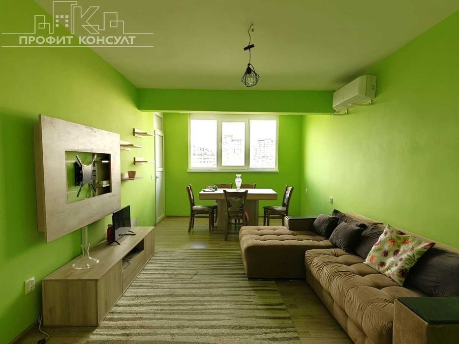 Двустаен, напълно обзаведен апартамент в кв. Зона Б