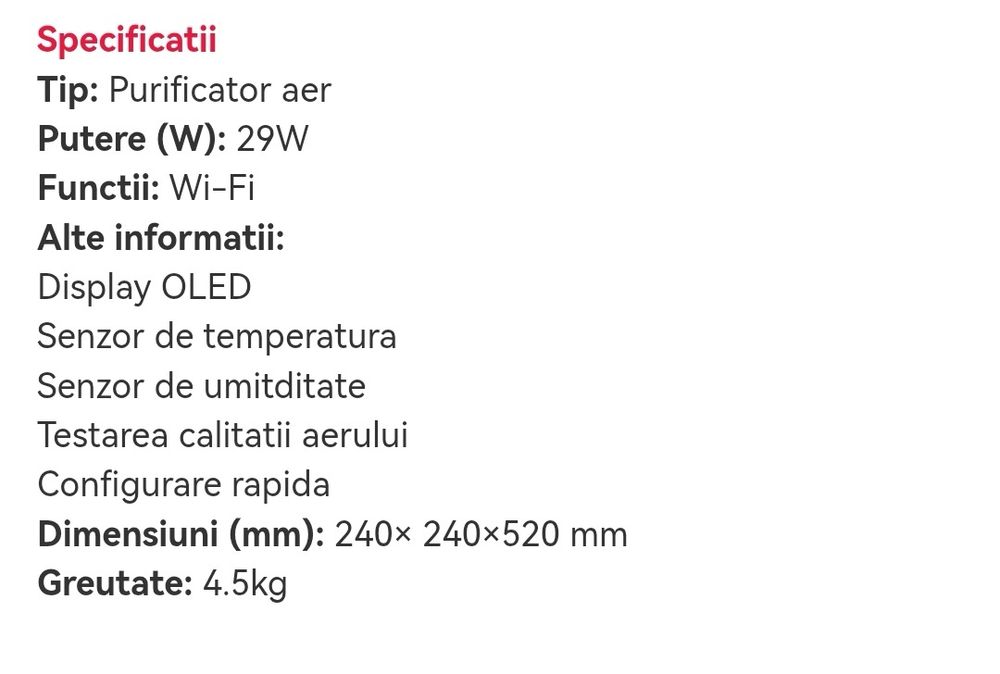 Purificator aer Xiaomi 2s!