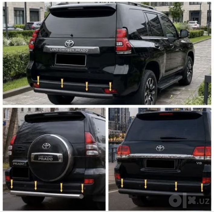 Защита бампера Toyota Land Cruiser Prado Lexus lx