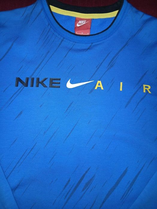 Мужской синий свитшот от бренда "Nike" из коллекции Air.
