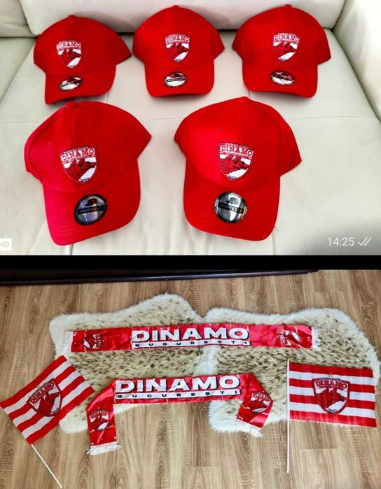 Set Sapca Dinamo + Steag Dinamo + Eșarfă Dinamo