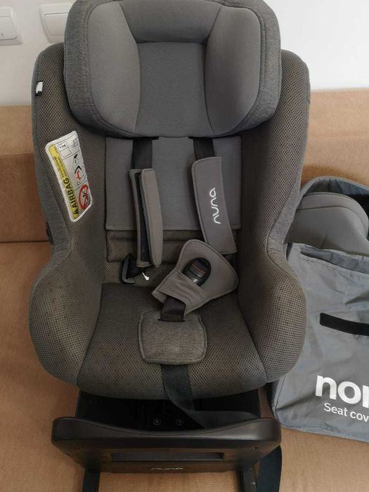 Scaun auto Nuna Rear Facing 0-18 kg Norr 360 i-Size Granit - Isofix