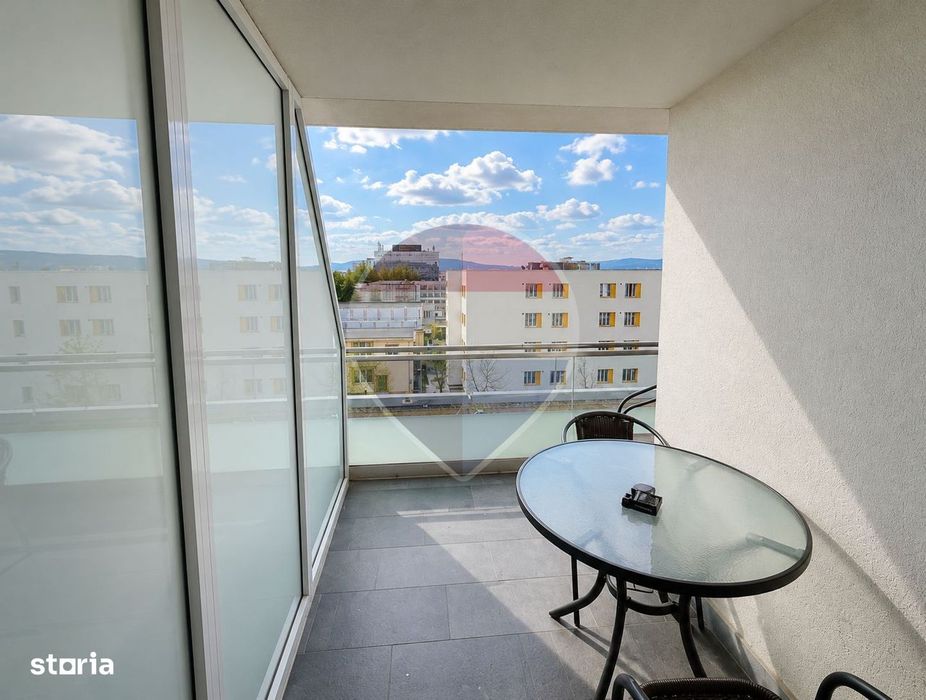 Apartament cu 1 cameră, 36 mp + balcon mare –5 minute de Iulius Mall