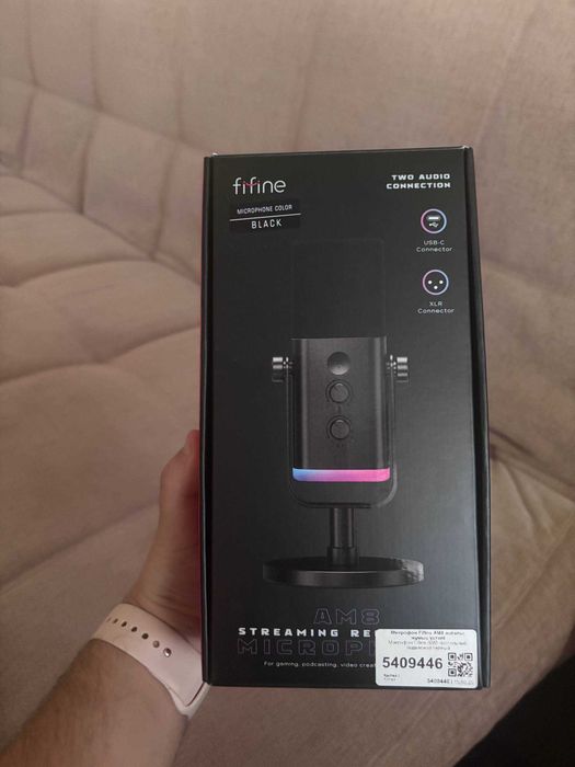 Микрофон Fifine AM8 черный