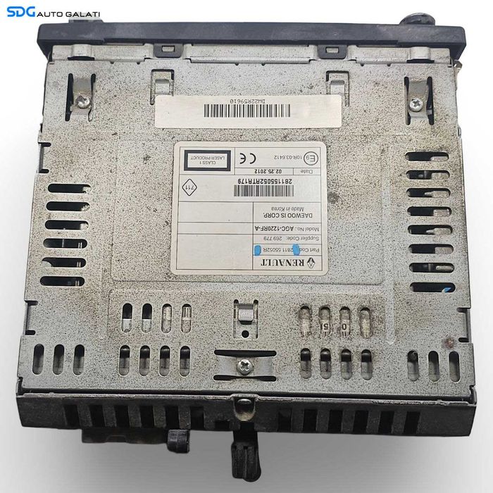 Unitate Radio CD Player Dacia Duster 2010 - 2018 Cod 281155052R [A0208]