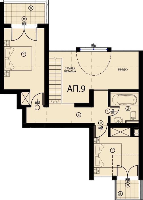 Продава се Мезонет в София, Манастирски ливади - 123 кв.м за 1882 €/кв.м - Снимка #6