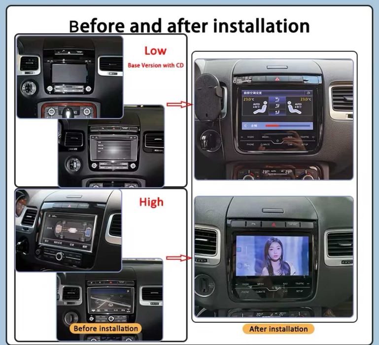 VW TOUAREG 2011/2017 9'' HIGH - навигация / по поръчка /, 9860-ZHIL