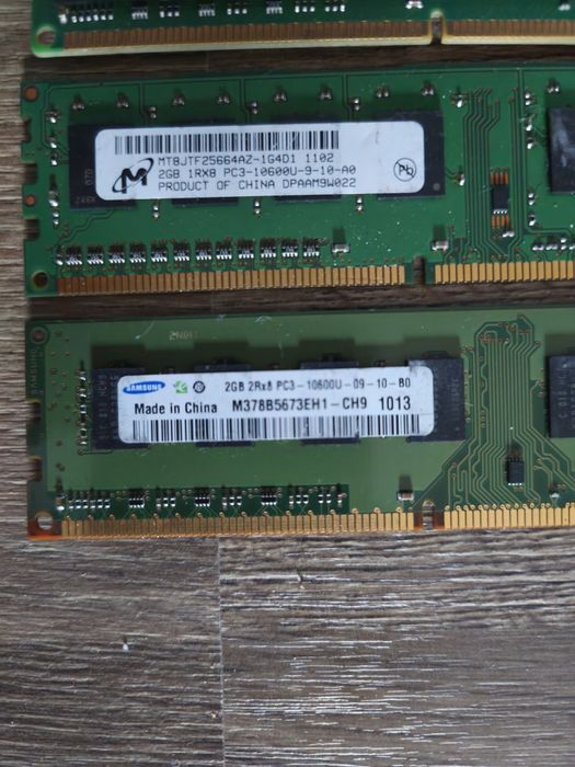 5 buc DDR3 de 2 GB RAM Geil, Samsung și Micron Technology
