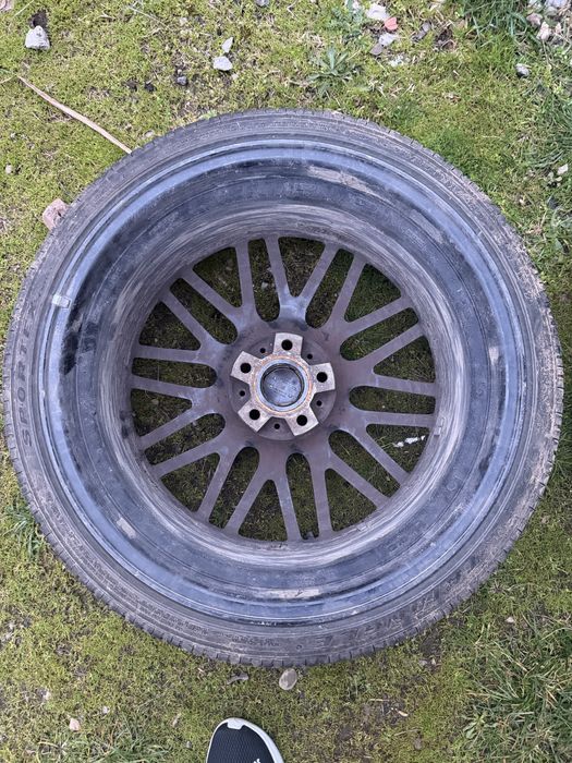 Джанти с гуми 19-ки 5x112 8.5j et35 mercedes/audi/vw