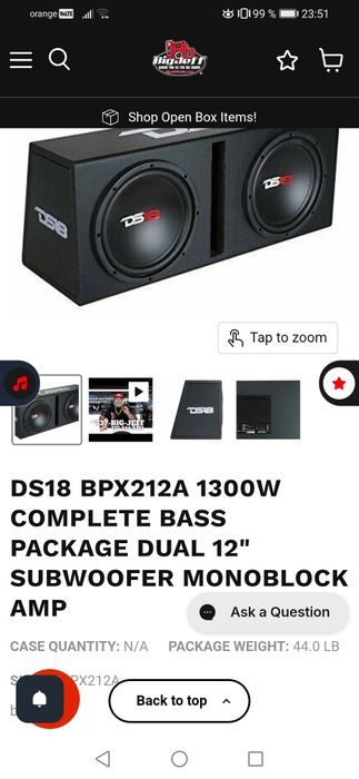 Bass ds18 12inch