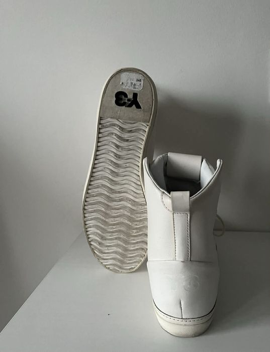 Y-3 Yohji Yamamoto обувки от естествена кожа