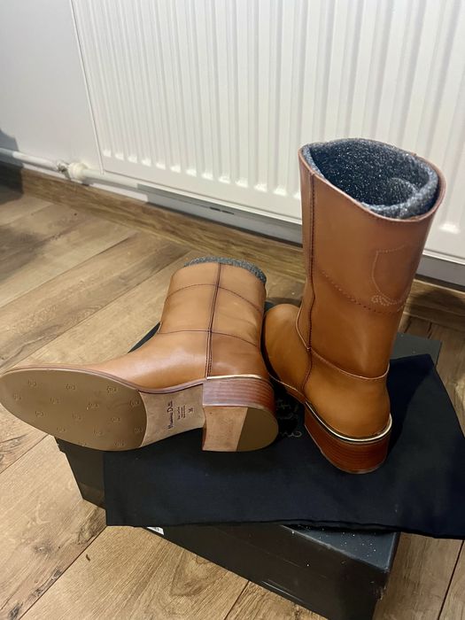 Cizme Piele Massimo Dutti