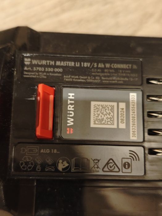 Батерия Wurth 5ah/18v