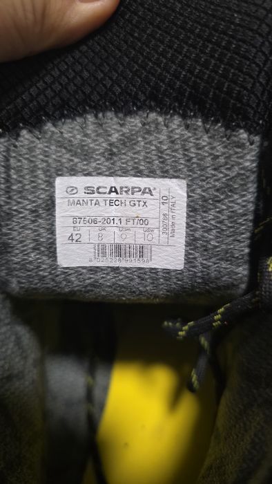 Продам горные ботинки Scarpa Manta Tech GTX