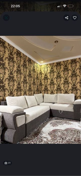Yumshoq divan sandiqli
