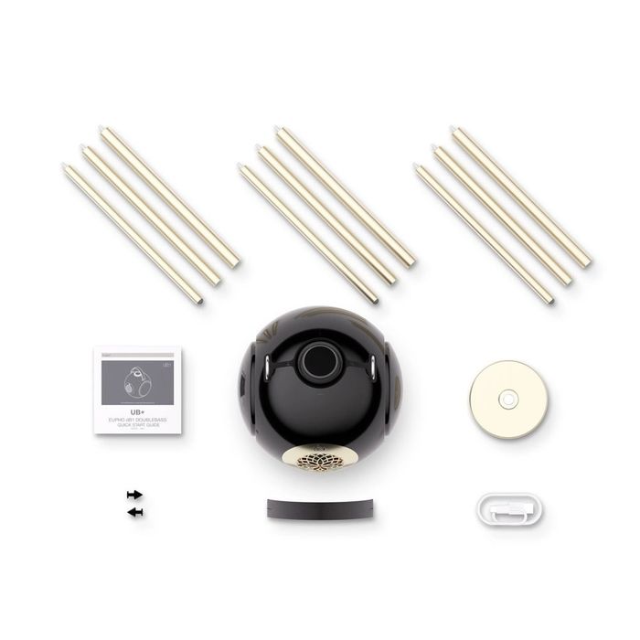 UB+ DB1 Doublebass – Дизайнерска Hi-Fi тонколона със стойка (White)