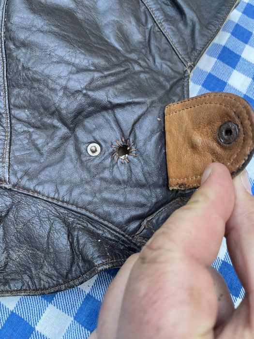 Casca de piele Luftfaffe ww2