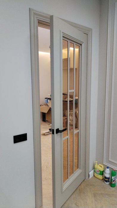 Есік орнату,  Установка дверей