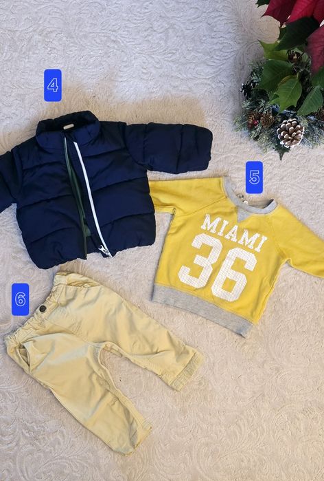 Бебешки дрехи от 62 см до 80 см на Zara, H&M, Obaibi и други марки