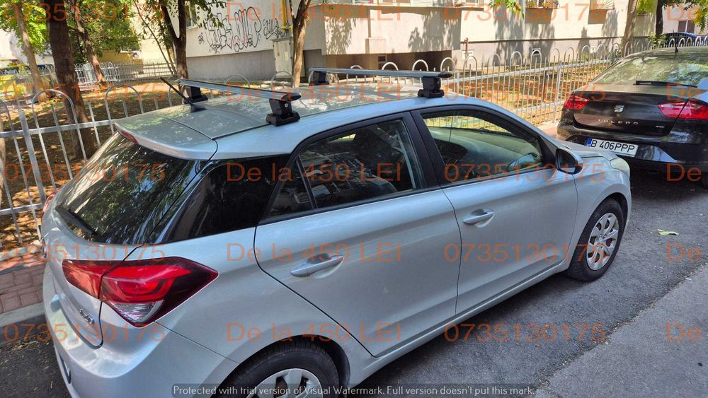 Bare portbagaj transversale HYUNDAI i20 i30 / KIA Ceed Proceed / OTEL ALUMINIU ANTIFURT