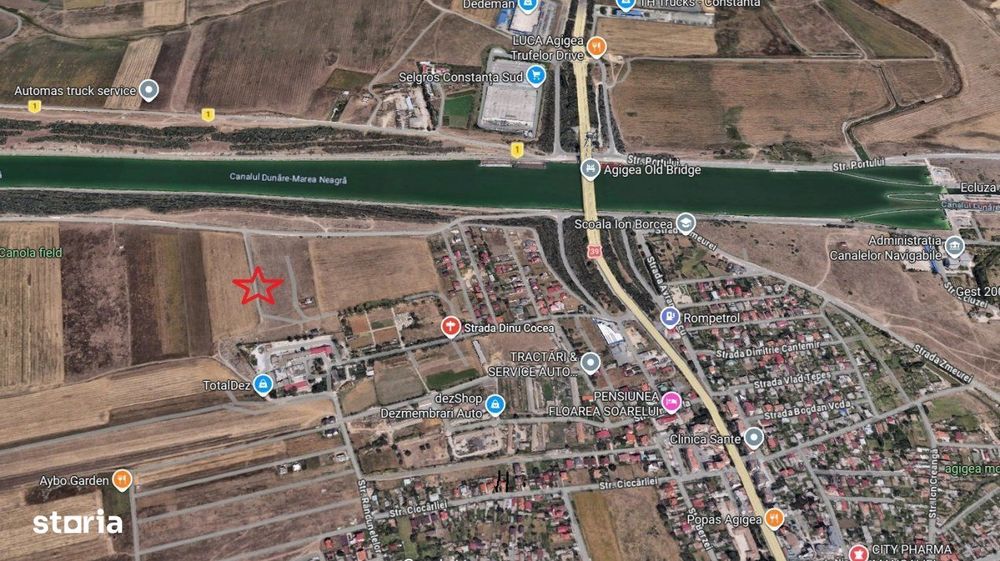 AGIGEA- teren 500mp cu deschidere 16m la alee de acces