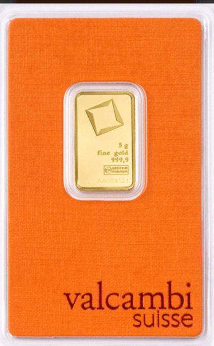 Vând lingou 999.99 24K , 5 GRAME 3900 LEI