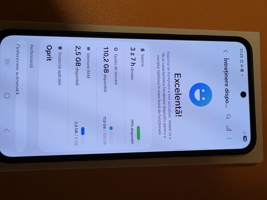 Samsung M35 5G 128gb Dark Blue resigilat factura garantie bonus