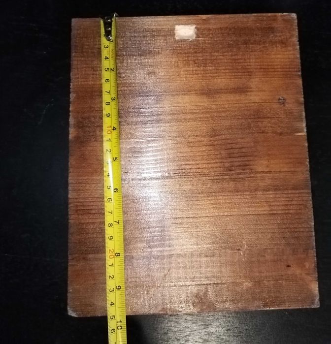 Ръчно рисувана православна икона Архангел Михаил златен варак 25/20 см