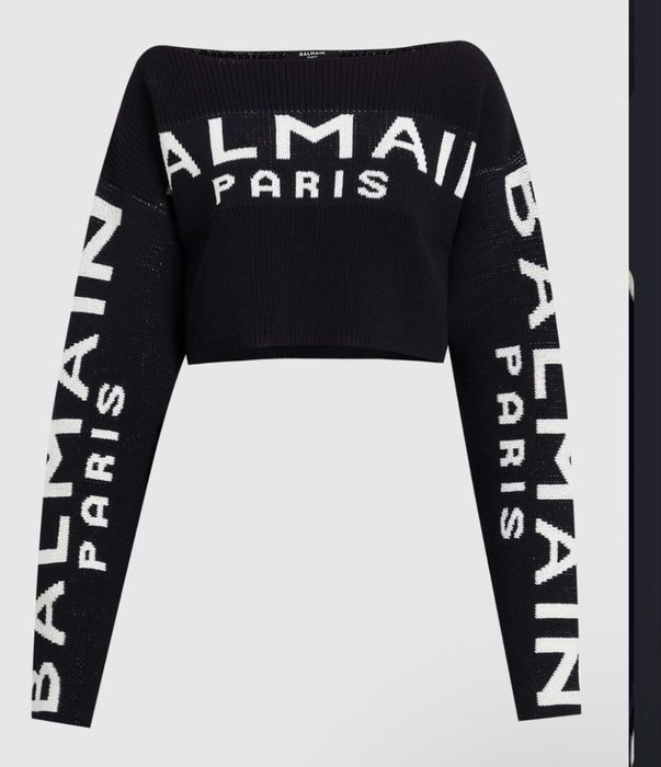 Balmain плетен пуловер