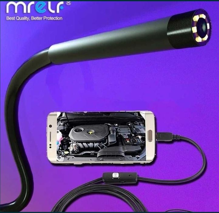 Camera Inspectie Camera Cu leduri ajustabile 2m lungime x 5.5mm