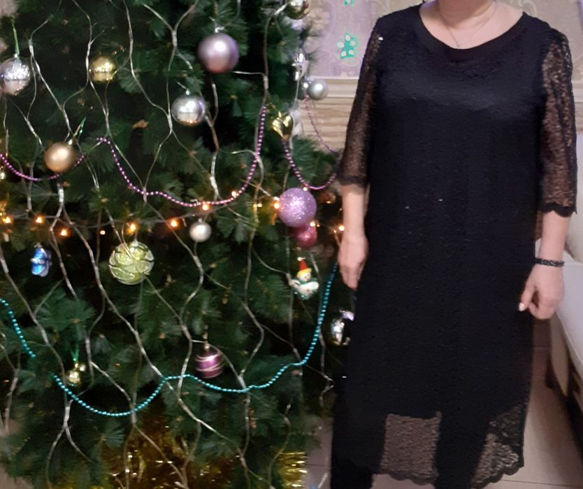 Продам чёрное вечернее  платье