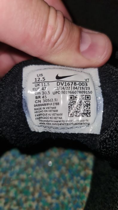 Nike Air VaporMax 2023 FK Negru, 47