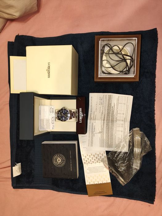 longines hydroconquest 44mm automatic + bonus cutie winder